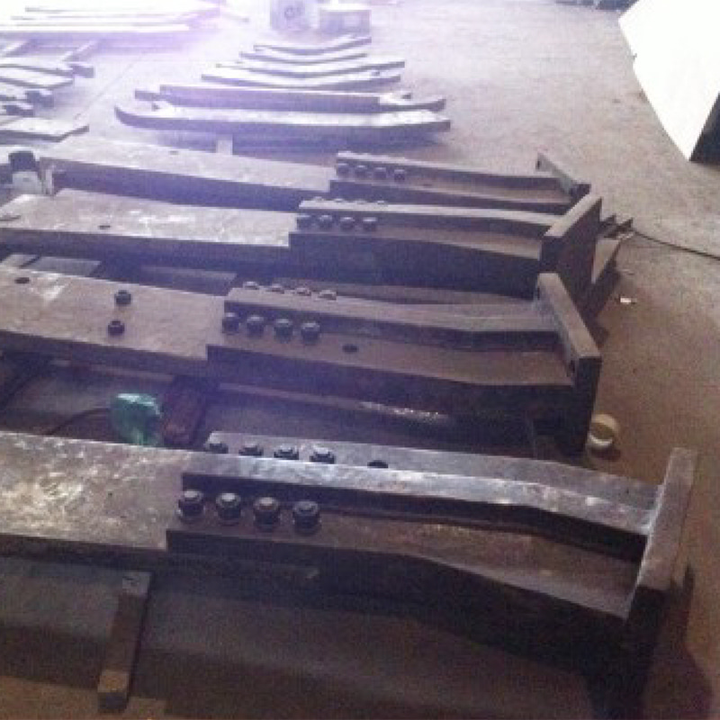 ভারী লোড জন্য ঢালাই কাঠামোগত ইস্পাত সমর্থন আর্ম